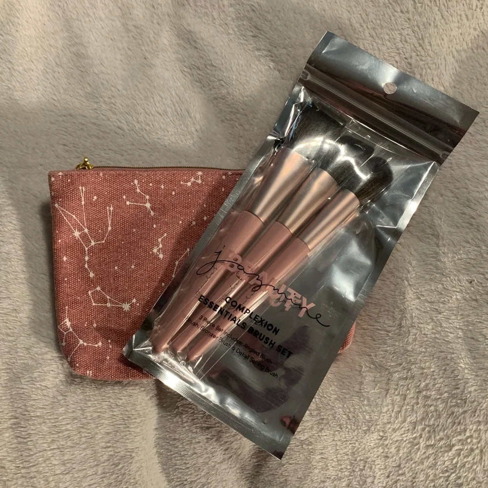 🛍️NEW Jazmine Beauty Essentials Brush Set w/Ipsy bag🩷FINAL MARKDOWN🩷